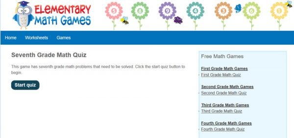Free 7th Grade Math Worksheets- [Download]| MentalMathWorksheets